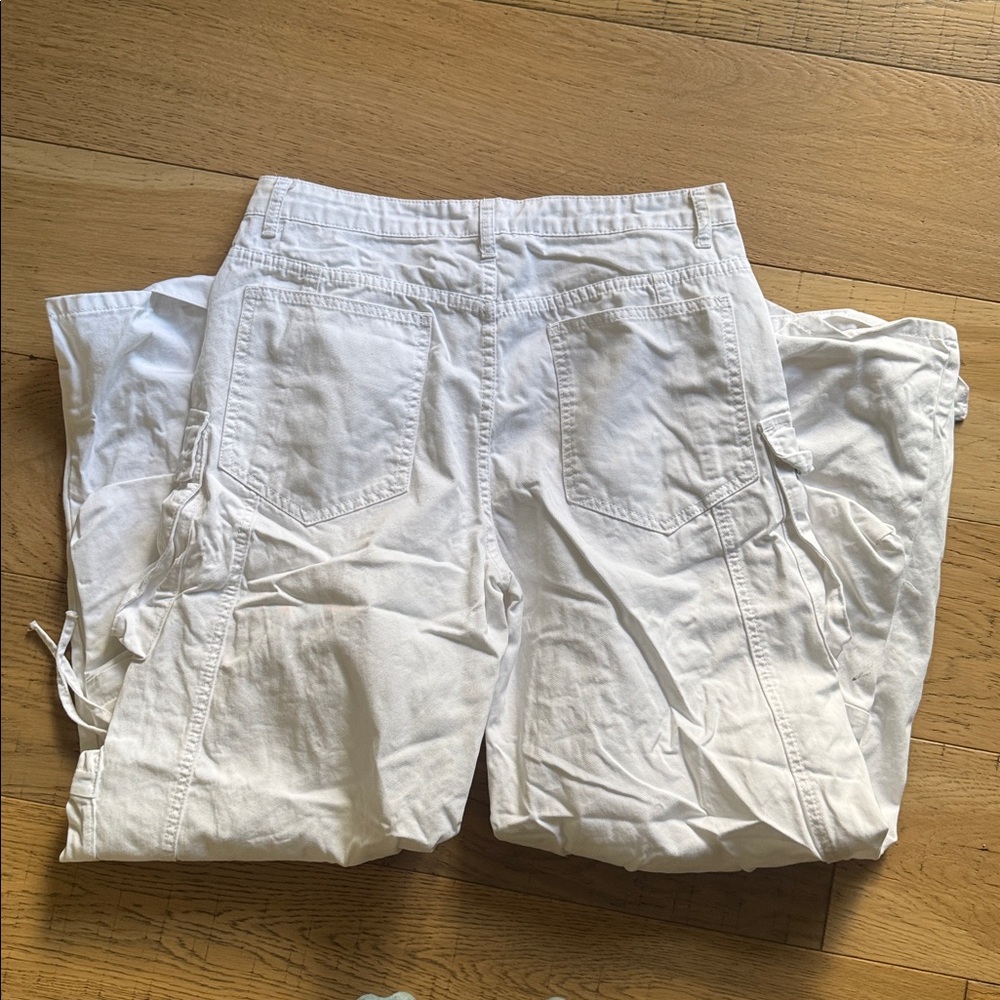 Steven Madden Duo White Cargo Pants Backstreet Boys - Picture 8 of 8